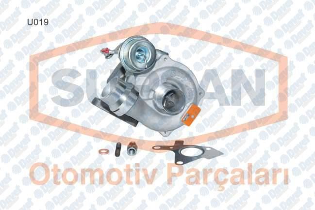 SUPSAN U019 Turbo Sarj Komple Clio-Symbol-Thalia-Clio Iii-Fluence-Megane Iii-Micra-Note 1.5dci 85hp  K9k 718-766-802-760-724